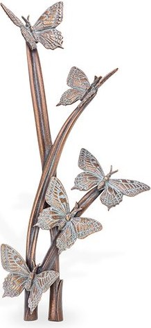 [ST-SK-SYM47] Bronze-Schmetterlingsflug für Grabmal, 36×17 cm oder 53×24,50 cm