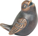 Bronze-Vogel für Grabmal, 7×7×5 cm oder 9×5×6 cm