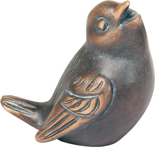 [ST-SK-TIER04] Bronzový Vták na náhrobok, 7×7×5 cm alebo 9×5×6 cm