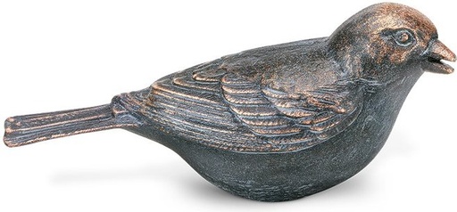 [ST-SK-TIER08] Bronzový vrabec na náhrobek, 5×4×11 cm