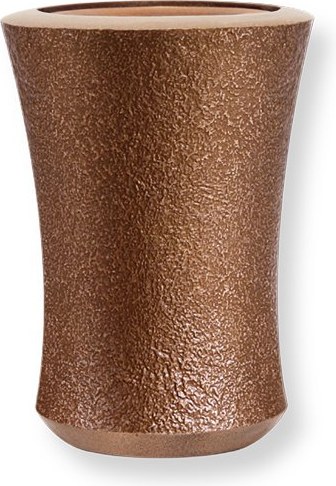 [ST-SK-VASE04] Bronzová nástěnná váza na náhrobek, výška 11 cm