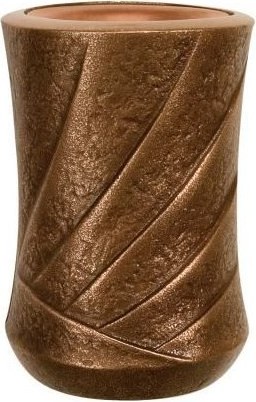 [ST-SK-VASE05] Wandvase für Grabmal, Bronze, Höhe 11 oder 20 cm
