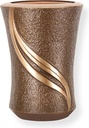 Nástenná váza na náhrobok, bronz, výška 11–20 cm