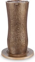 Bronzová zapustená váza na náhrobek, výška 24 cm
