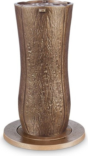 [ST-SK-VERS03] Bronzová zapustená váza na náhrobok, výška 24 cm
