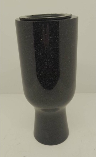 [MG-AV376-12/25] Žulová hřbitovní váza AV376 černá