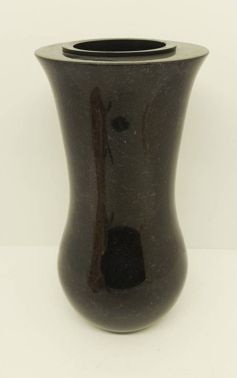 Friedhofs-Grabvase AV325 schwarz