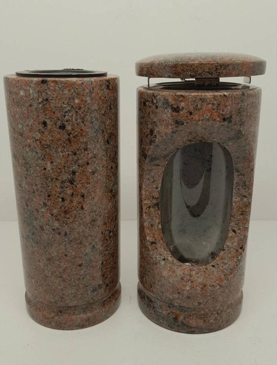 [MG-AV201-SVTL-ARUBA] Friedhofs- Set AV201 Lichter Aruba – Vase und Leuchte